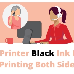 Why Is My Hp Printer Black Ink Not Printing Both Side?